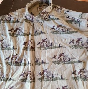 Vintage Cabelas Ringneck Pheasant l/s Shirt.